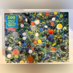 Hoyle Marbles 500 piece Jigsaw Puzzle 5501 VINTAGE 1995 SEALED